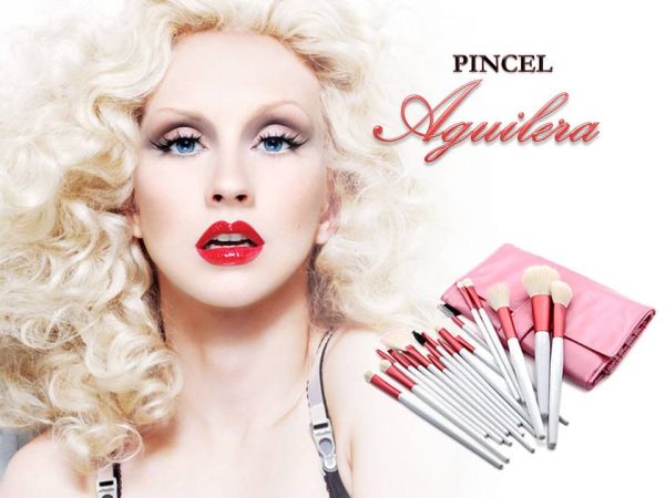 JOGO DE PINCEIS PROFISSIONAIS - CHRISTINA AGUILERA